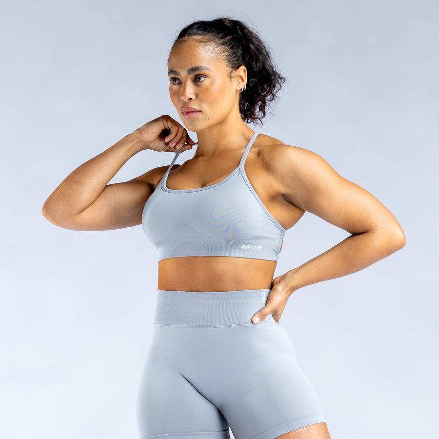 Brassière dos ouvert Dynamic Gris pierre clair