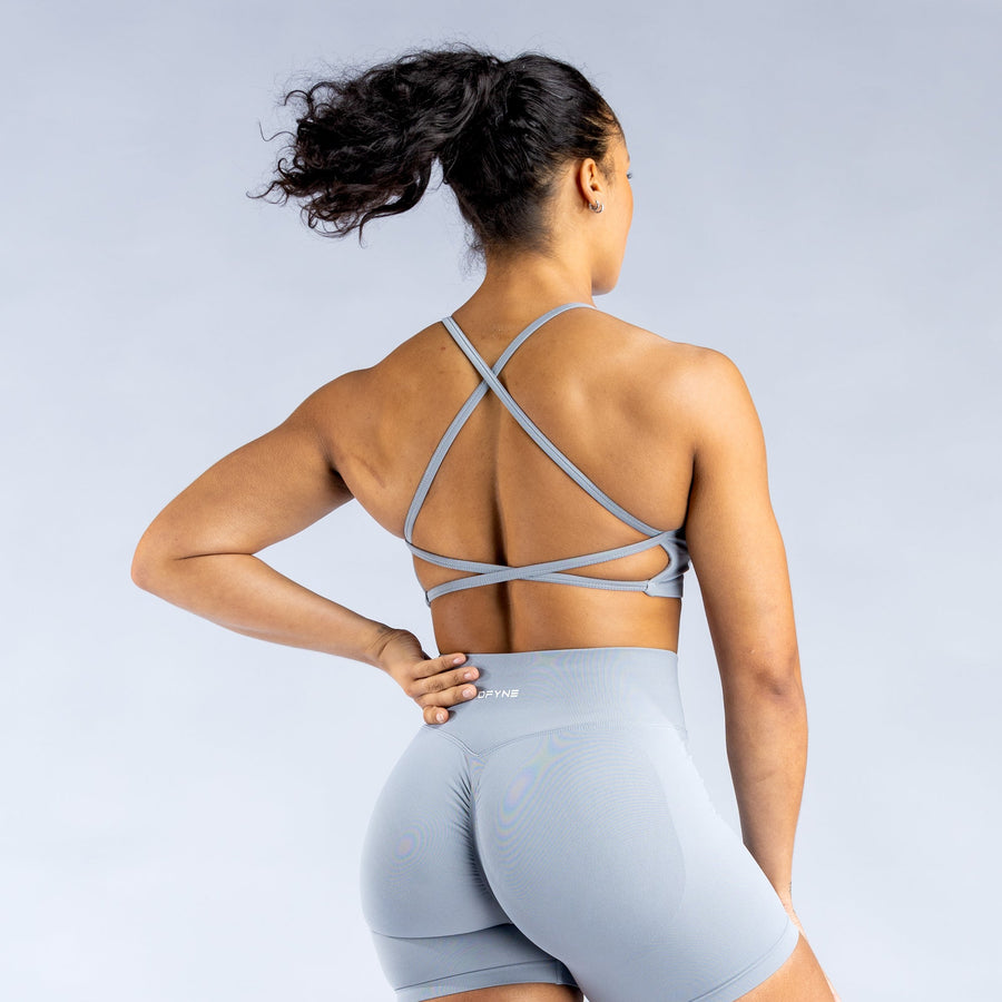 Brassière dos ouvert Dynamic Gris pierre clair