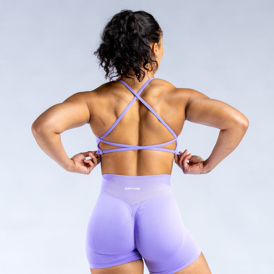 Brassière dos ouvert Dynamic Pervenche