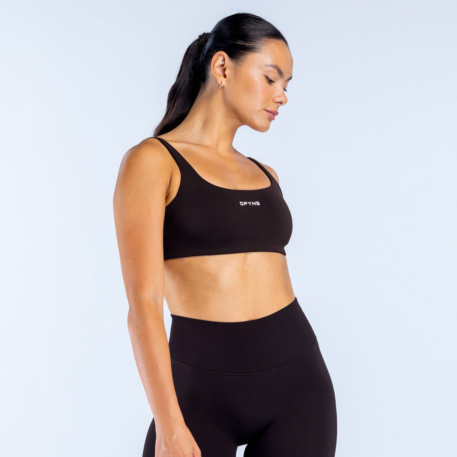 Brassière dos échancré Defy Châtaigne