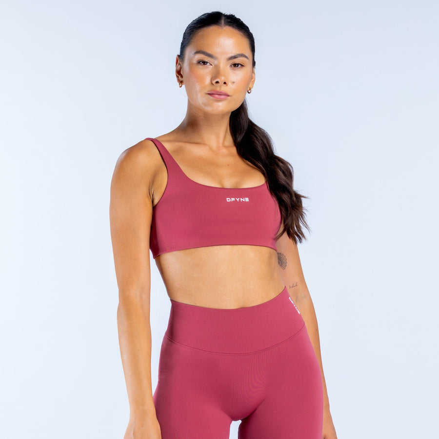 Brassière dos échancré Defy Framboise