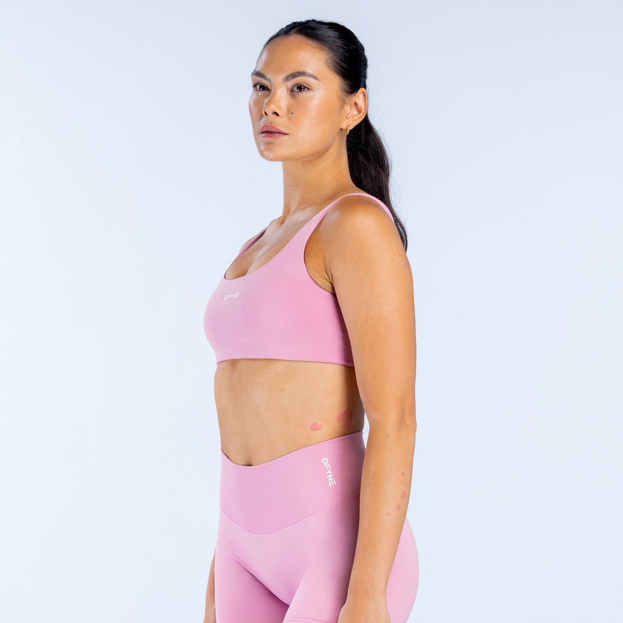 Brassière dos échancré Defy Rose poudré