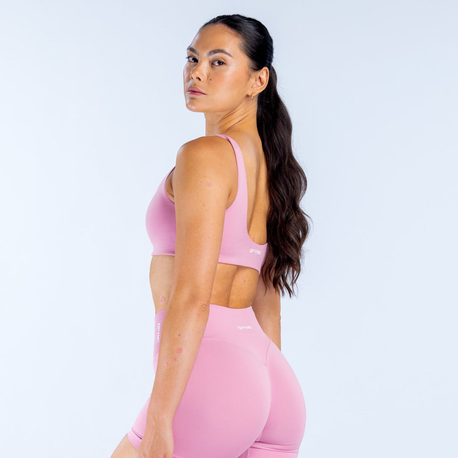 Brassière dos échancré Defy Rose poudré