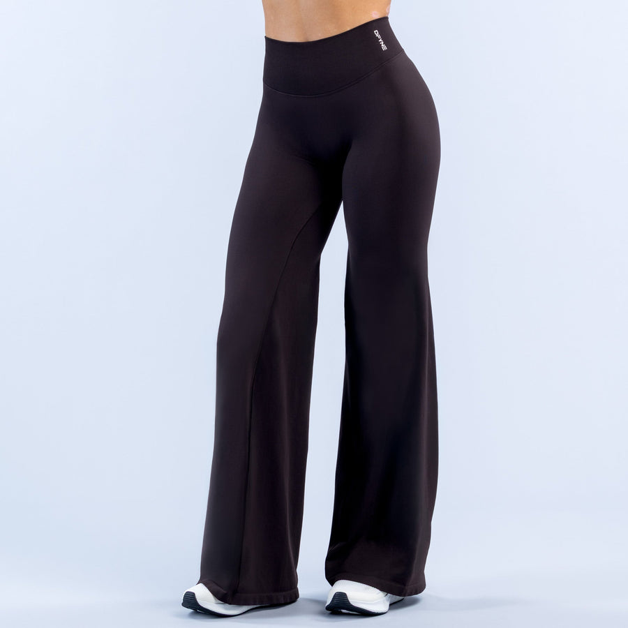 Pantalon évasé Defy Châtaigne