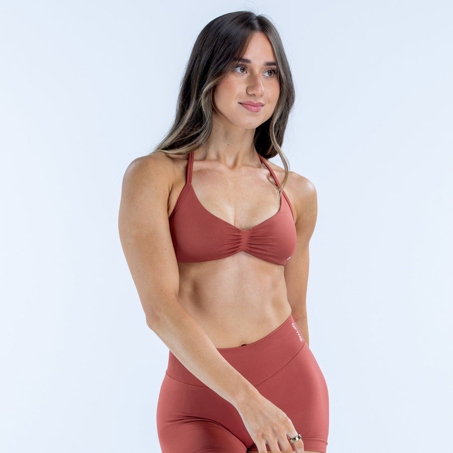 Brassière à bretelles Impact Cuivre