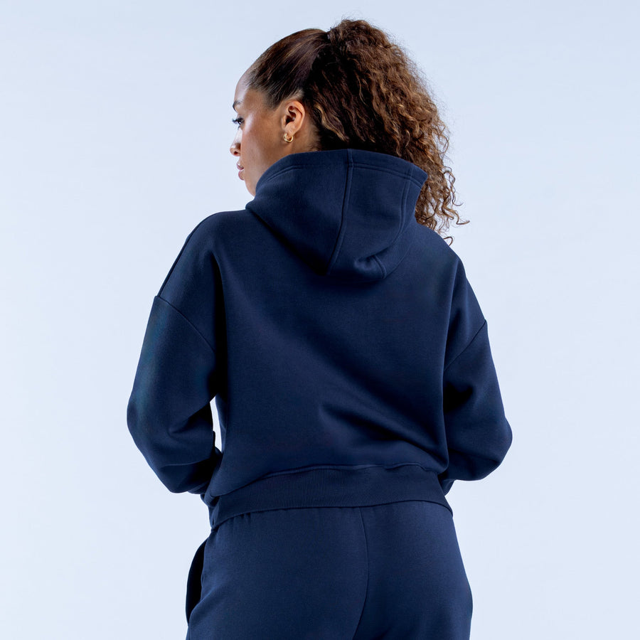 Sweat à capuche Revive Marine