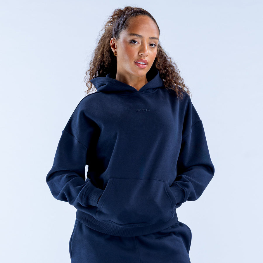 Sweat à capuche Revive Marine