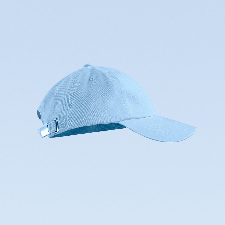 Casquette brodée Bleu glace