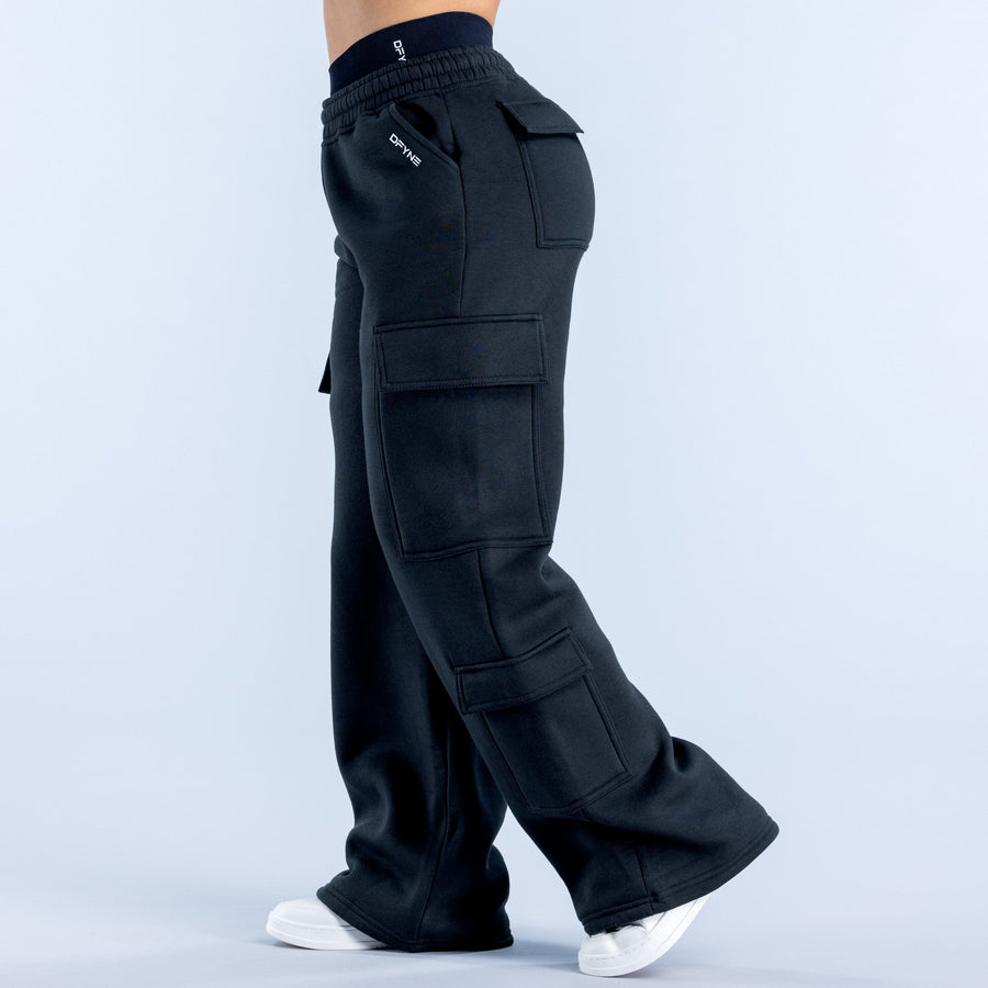 Jogging cargo Revive Noir minuit