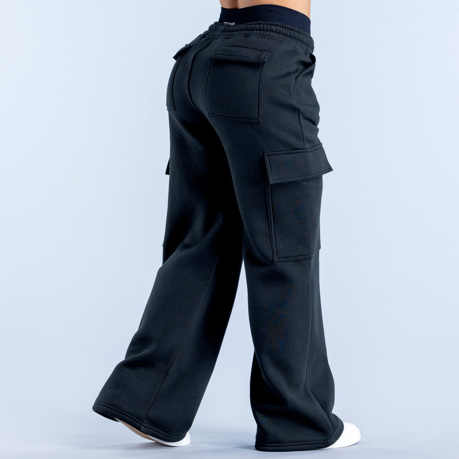 Jogging cargo Revive Noir minuit