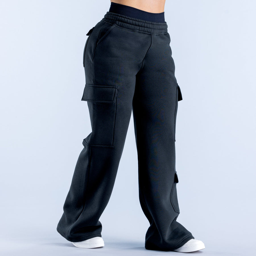 Jogging cargo Revive Noir minuit