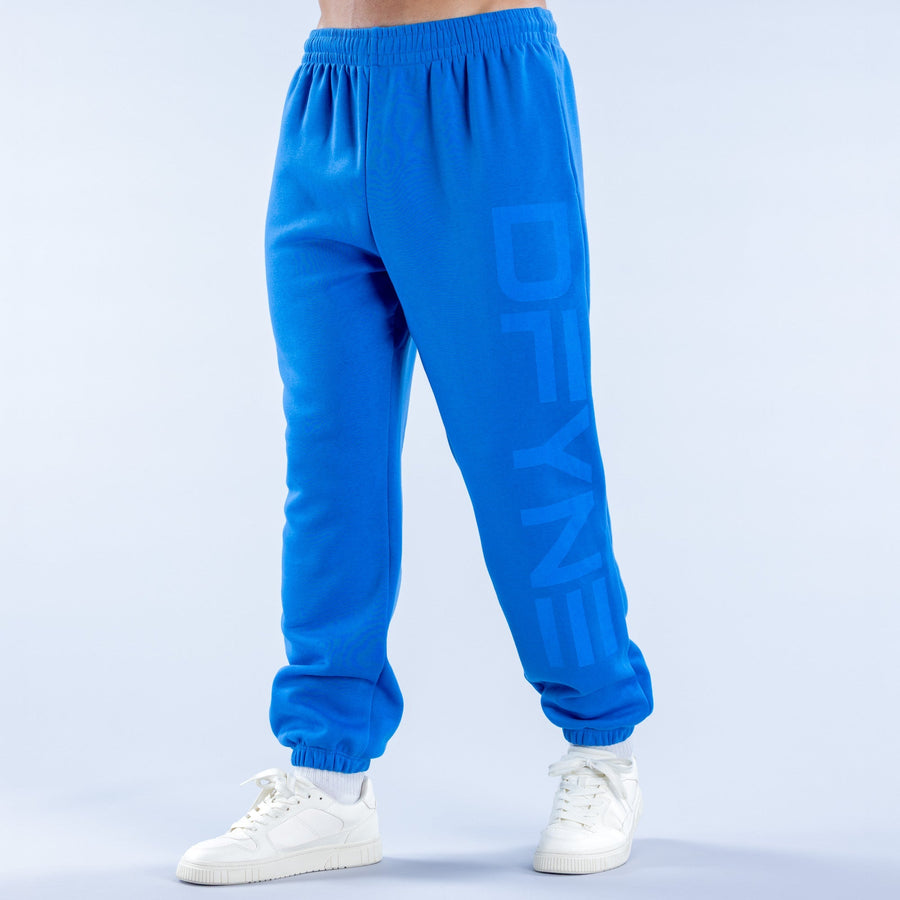 Jogging à bas resserrés Signature Bleu électrique