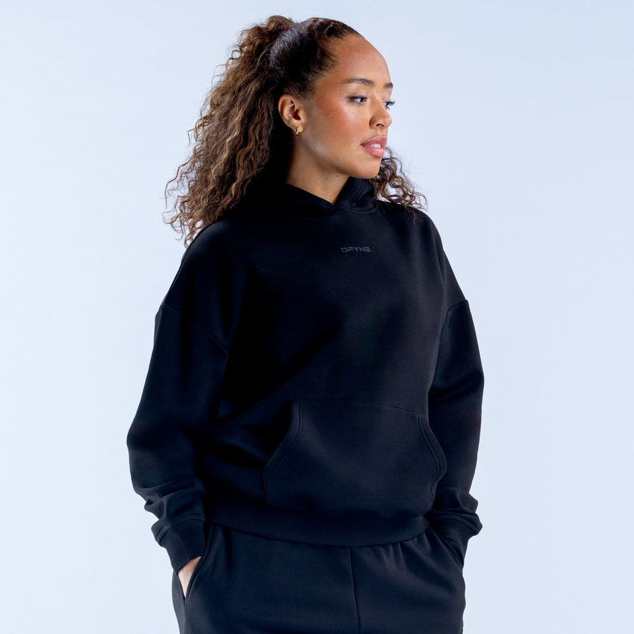 Sweat à capuche Revive Noir minuit