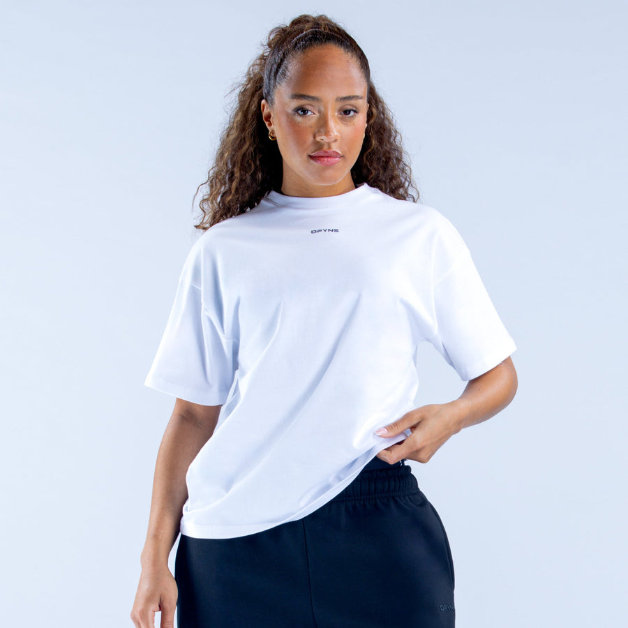 T-shirt carré Revive Blanc