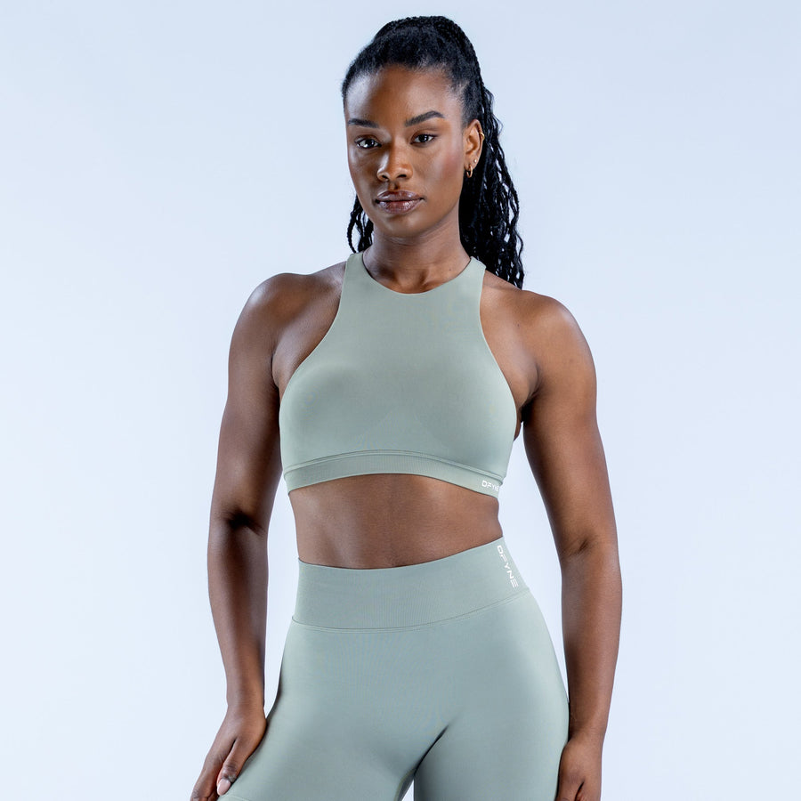 Brassière dos nageur Dynamic Sauge
