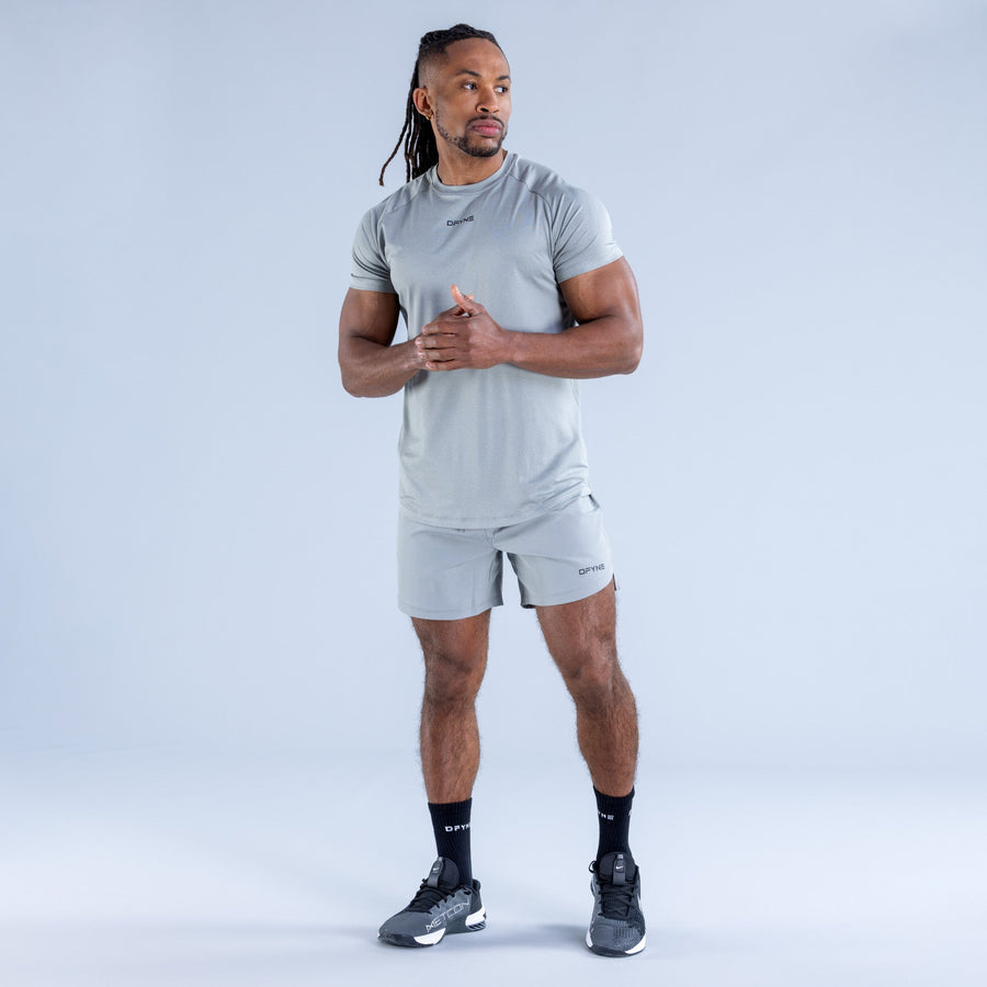 T-shirt d'entraînement Stealth Gris orage chiné