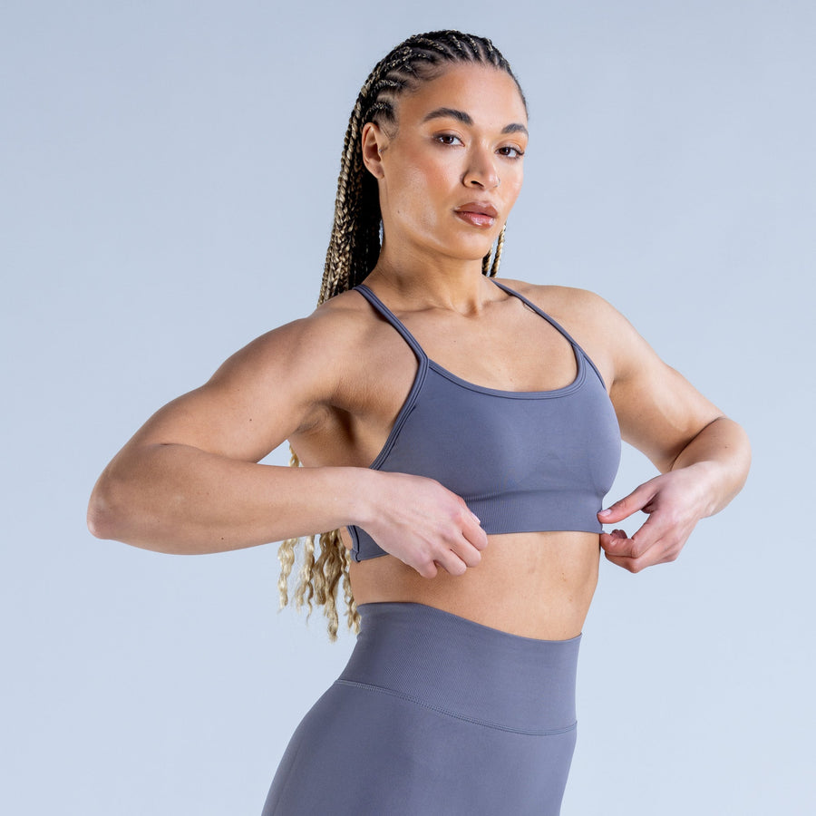 Brassière dos ouvert Dynamic Gris pierre foncé