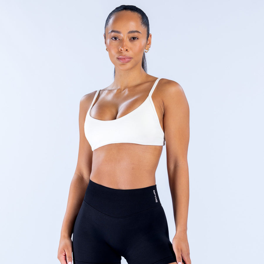 Brassière col échancré Impact Ivoire