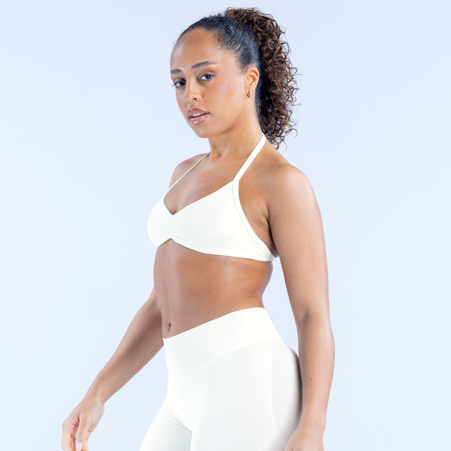 Brassière à bretelles Impact Ivoire