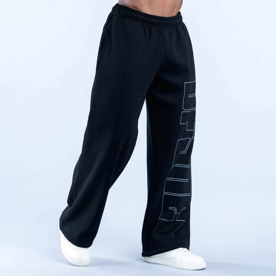 Jogging droit imprimé Recharge Noir minuit