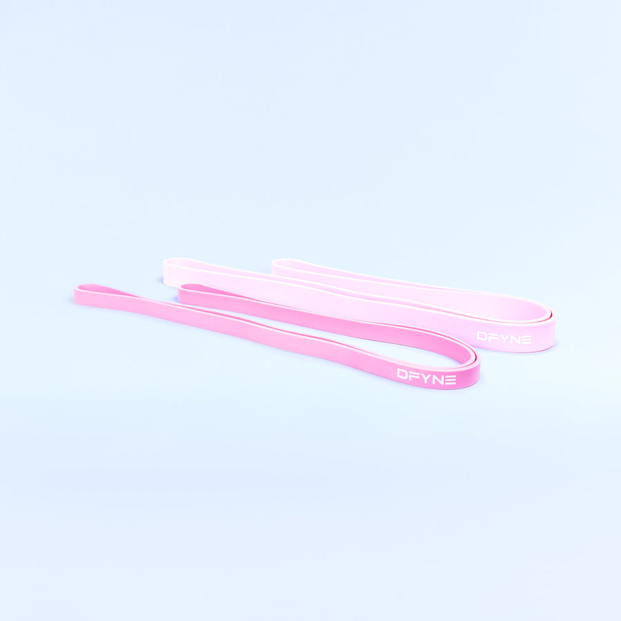 Élastiques de résistance — lot de 2 Fleur de cerisier / Rose pâle