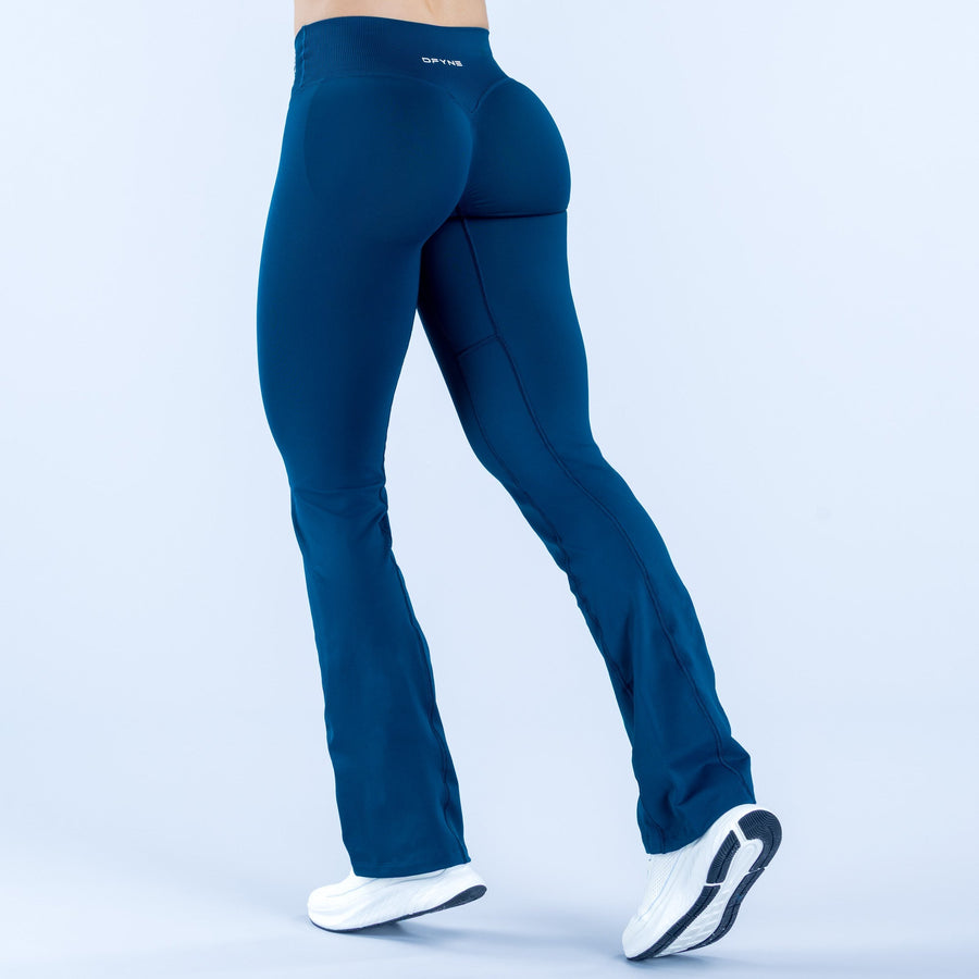 Pantalon évasé Vision Bleu pétrole