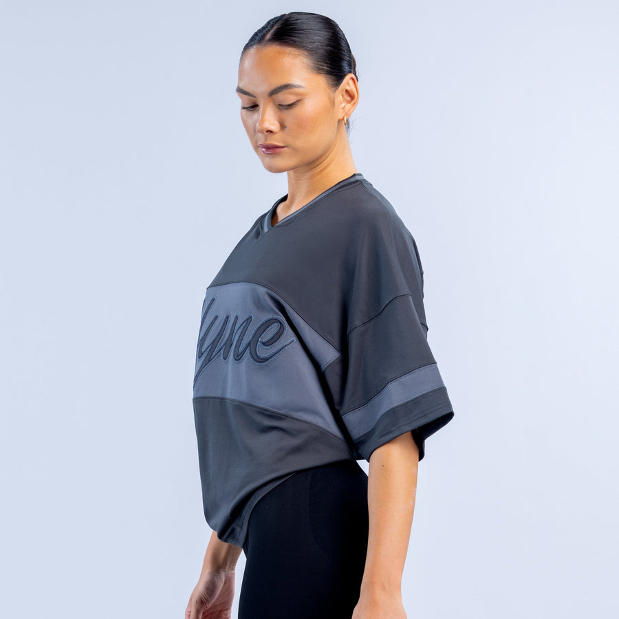 Top manches courtes 4e anniversaire Anthracite