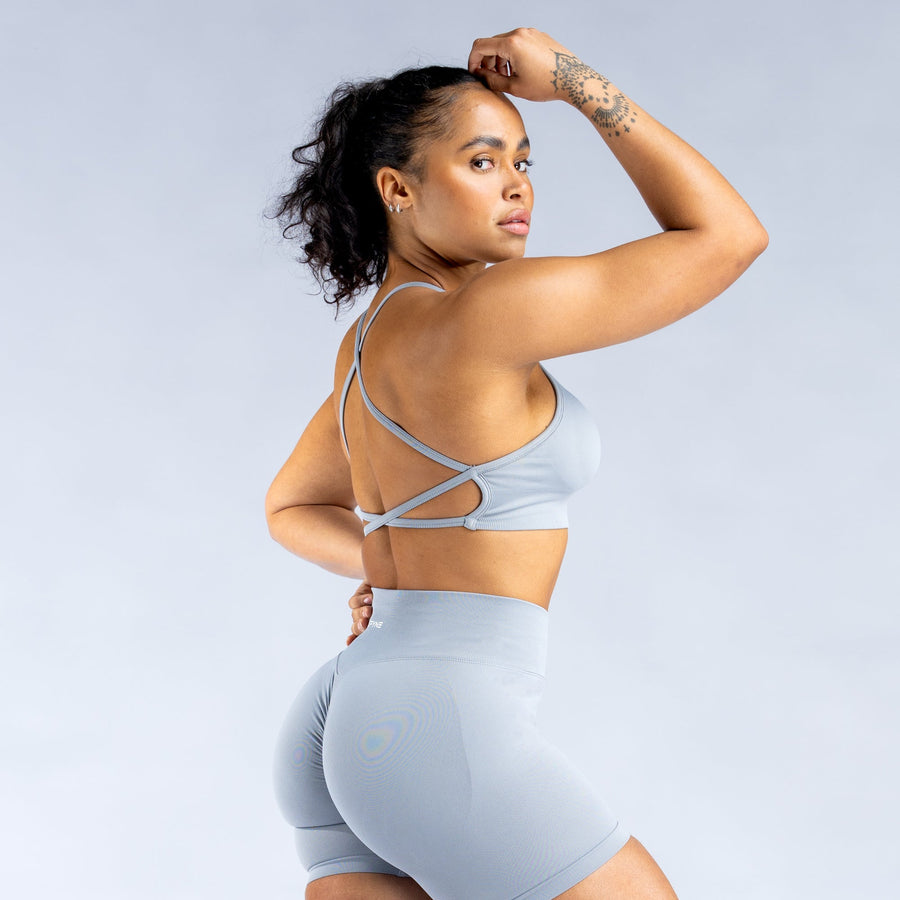 Brassière dos ouvert Dynamic Gris pierre clair