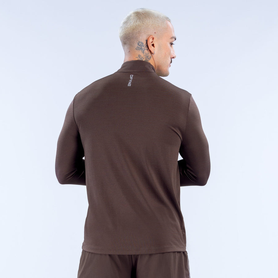 Haut quart de zip Charge Cèdre