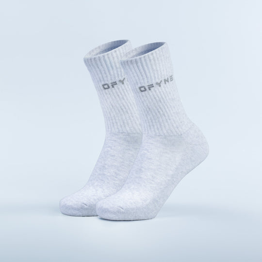 Chaussettes mi-hautes Gris chiné