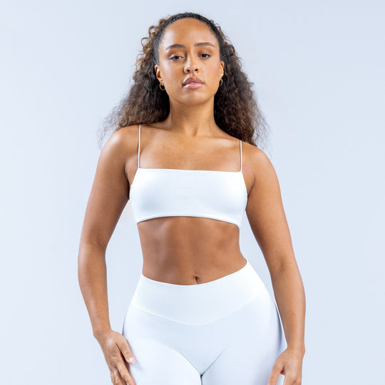 Brassière à bretelles Defy Blanc optique