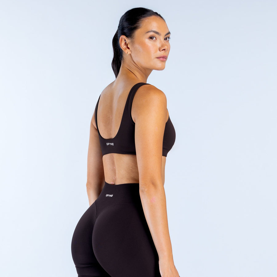 Brassière dos échancré Defy Châtaigne