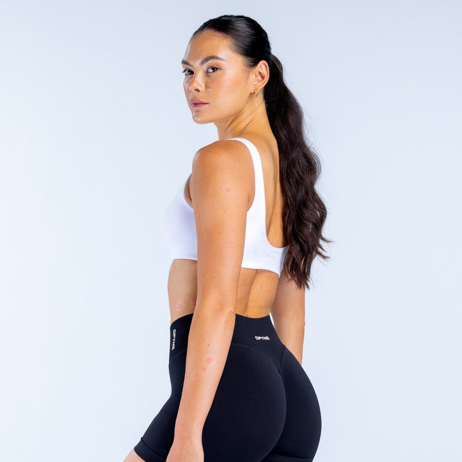 Brassière dos échancré Defy Blanc optique