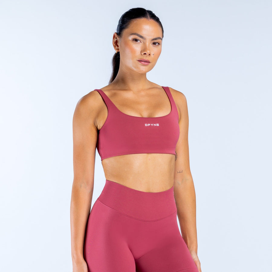 Brassière dos échancré Defy Framboise