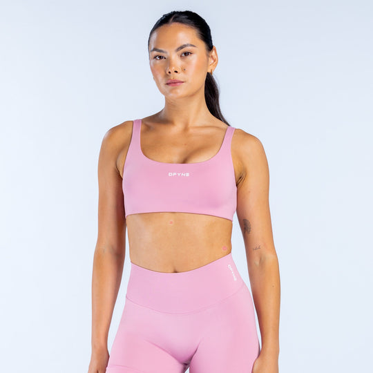 Brassière dos échancré Defy Rose poudré