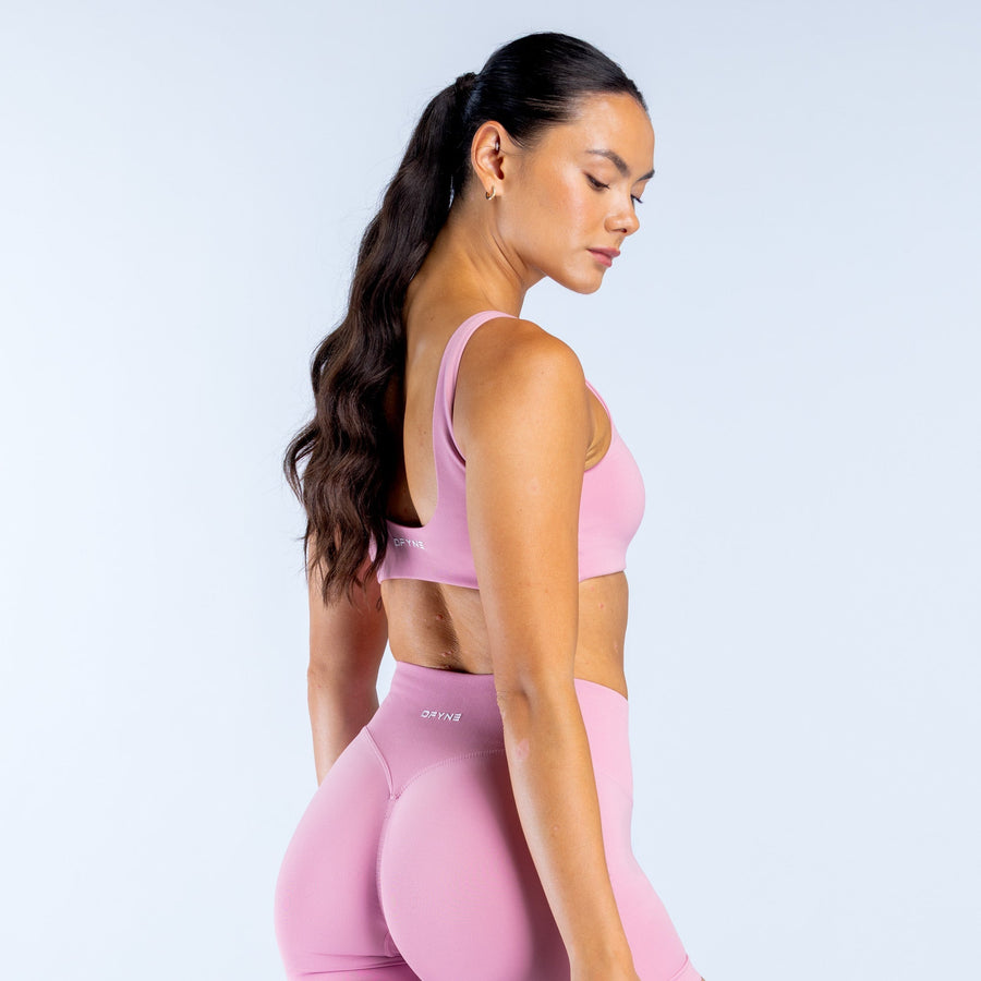 Brassière dos échancré Defy Rose poudré