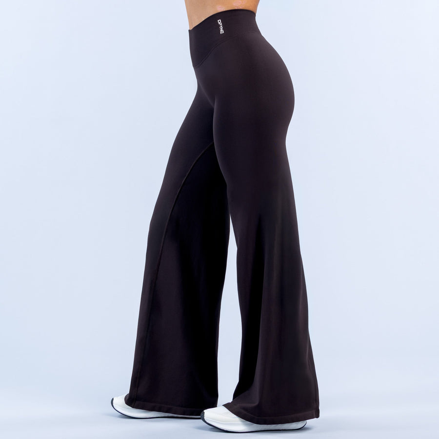 Pantalon évasé Defy Châtaigne