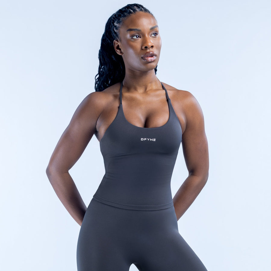 Top dos torsadé Dynamic Anthracite