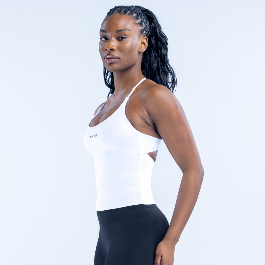Top dos torsadé Dynamic Blanc optique