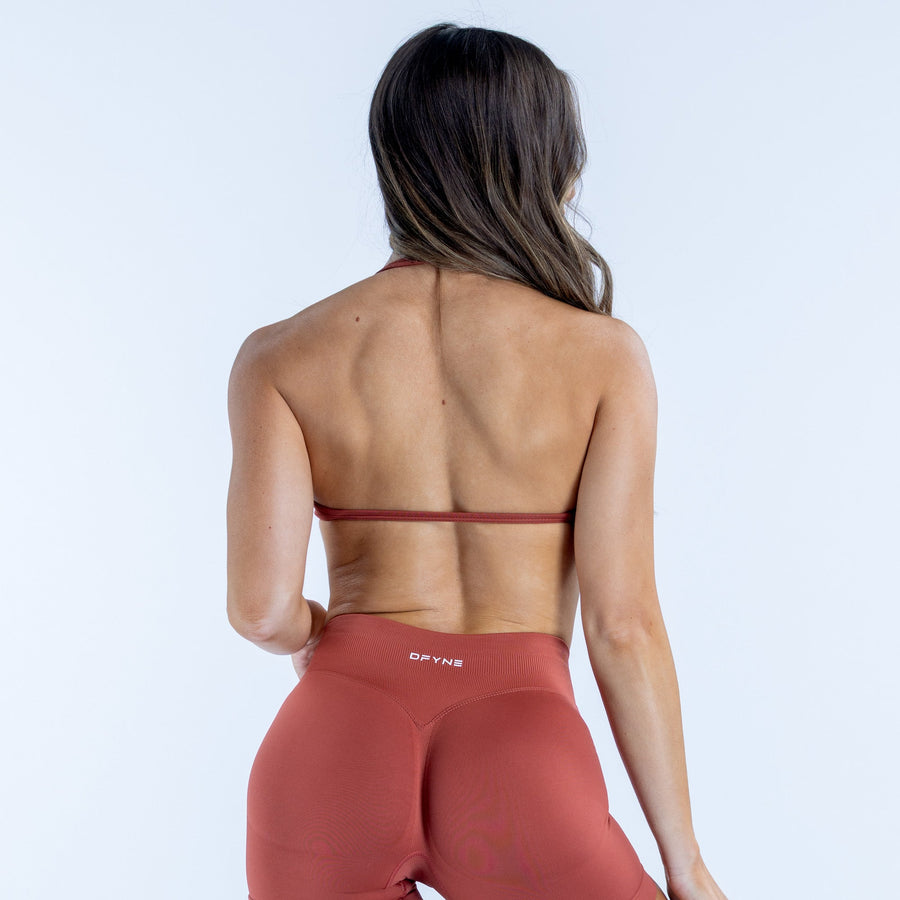 Brassière à bretelles Impact Cuivre