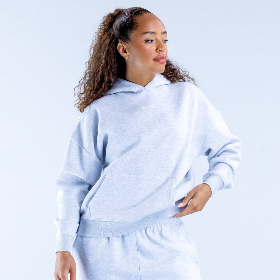 Sweat à capuche Revive Gris chiné