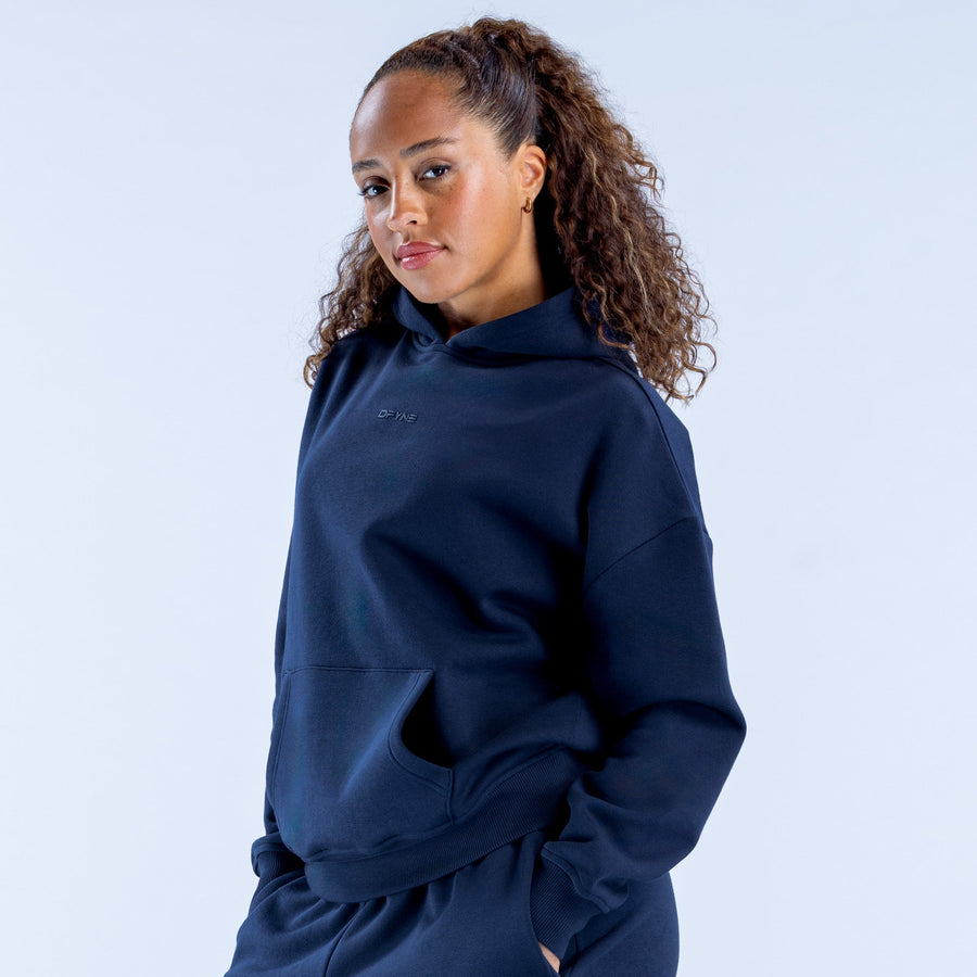 Sweat à capuche Revive Marine