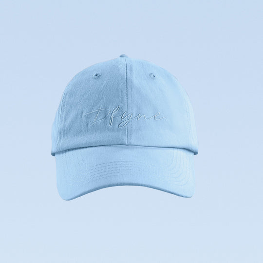 Casquette brodée Bleu glace