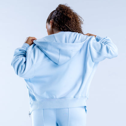 Sweat zippé imprimé Revive