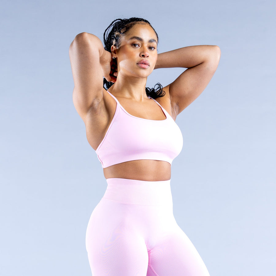 Brassière dos ouvert Dynamic Rose pâle