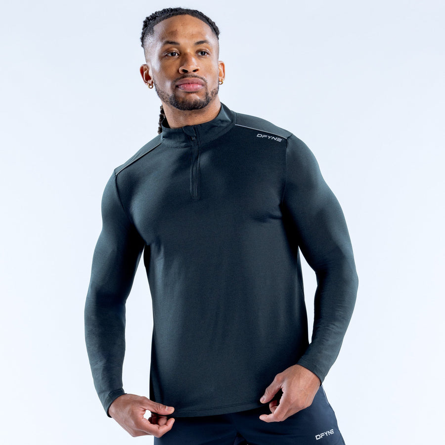 Haut quart de zip Charge Ardoise
