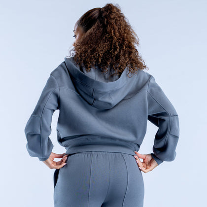 Sweat zippé imprimé Revive