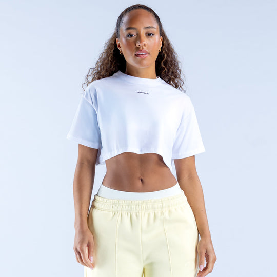T-shirt court Revive Blanc optique