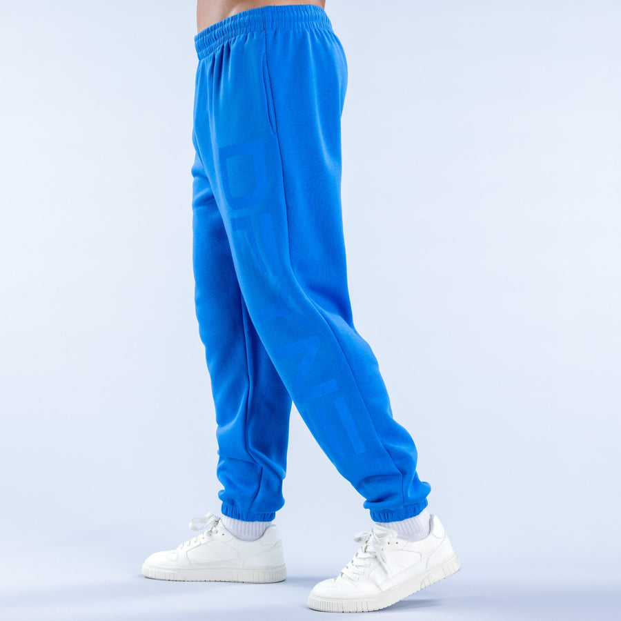 Jogging à bas resserrés Signature Bleu électrique