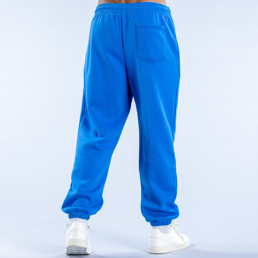 Jogging à bas resserrés Signature Bleu électrique